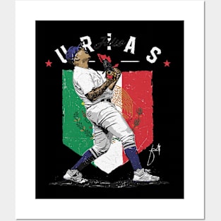 Julio Urias Los Angeles D Mexican Flag Posters and Art